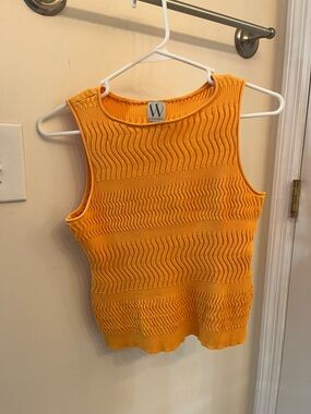 Worthington yellow tank size small NWOT